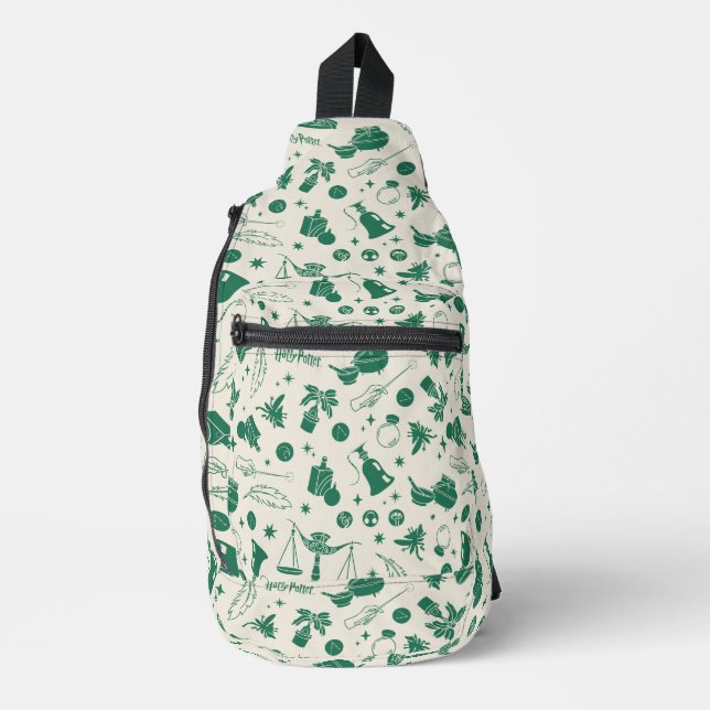 HOGWARTS™ Klassenmuster Crossbody Bag (Vorderseite)