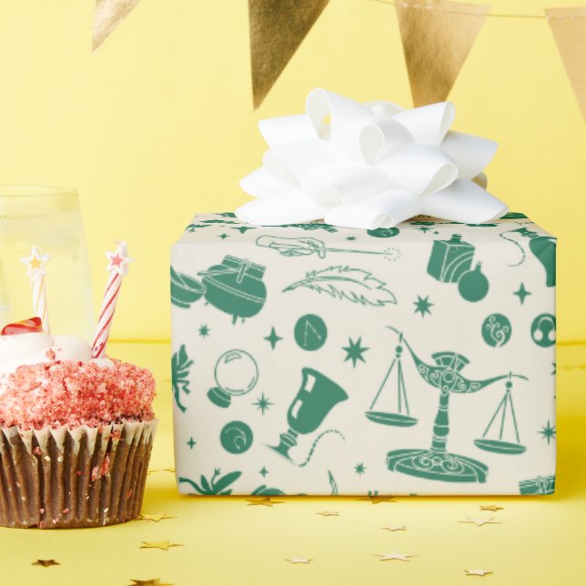 HOGWARTS™ Klassenmuster Geschenkpapier (Geburtstagsparty)