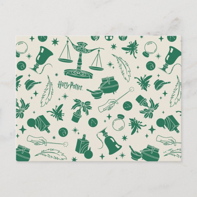 HOGWARTS™ Klassenmuster Postkarte (Vorderseite)