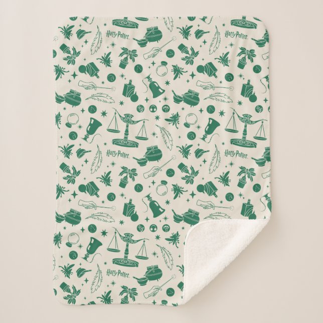 HOGWARTS™ Klassenmuster Sherpadecke (Vorderseite)