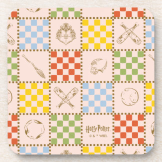 HOGWARTS™ QUIDDITCH™ Mannschafts-Prüfmuster Getränkeuntersetzer