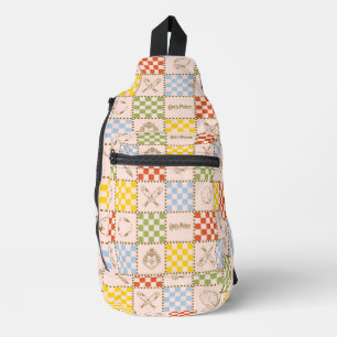 HOGWARTS™ QUIDDITCH™ Team Checker Muster Crossbody Bag