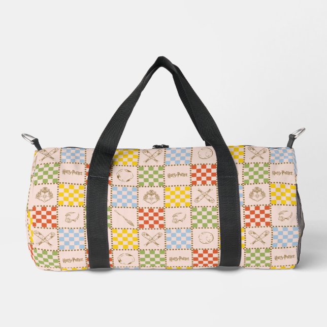 HOGWARTS™ QUIDDITCH™ Team Checker Muster Duffle Bag (Vorderseite)
