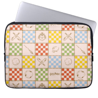 HOGWARTS™ QUIDDITCH™ Team-Checker-Muster Laptopschutzhülle