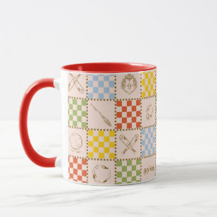 HOGWARTS™ QUIDDITCH™ Team Checker Muster Tasse