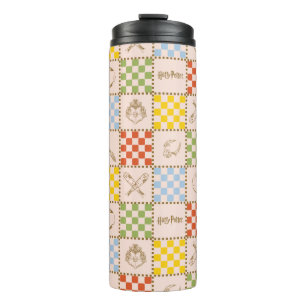 HOGWARTS™ QUIDDITCH™ Team Checker Muster Thermosbecher