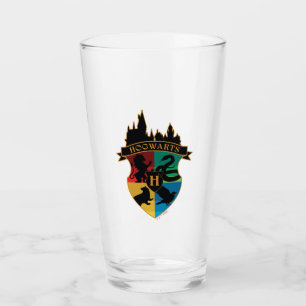 HOGWARTS™ Schloss-Wappen-Hausstolz-Abzeichen Glas