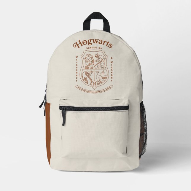 HOGWARTS™ School of Witchcraft and Wizardry Crest Bedruckter Rucksack (Vorderseite)