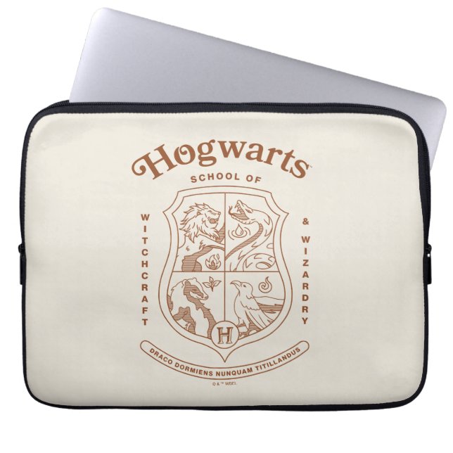 HOGWARTS™ School of Witchcraft and Wizardry Crest Laptopschutzhülle (Vorderseite)