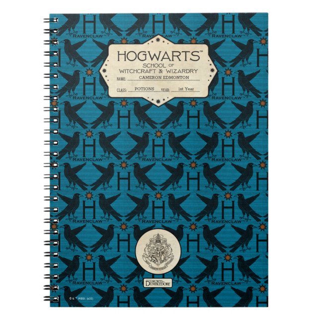 HOGWARTS™ School RAVENCLAW™ Class Notizblock (Vorderseite)