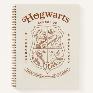 HOGWARTS™ Schule für Hexerei und Zauberei Wappen Notizbuch