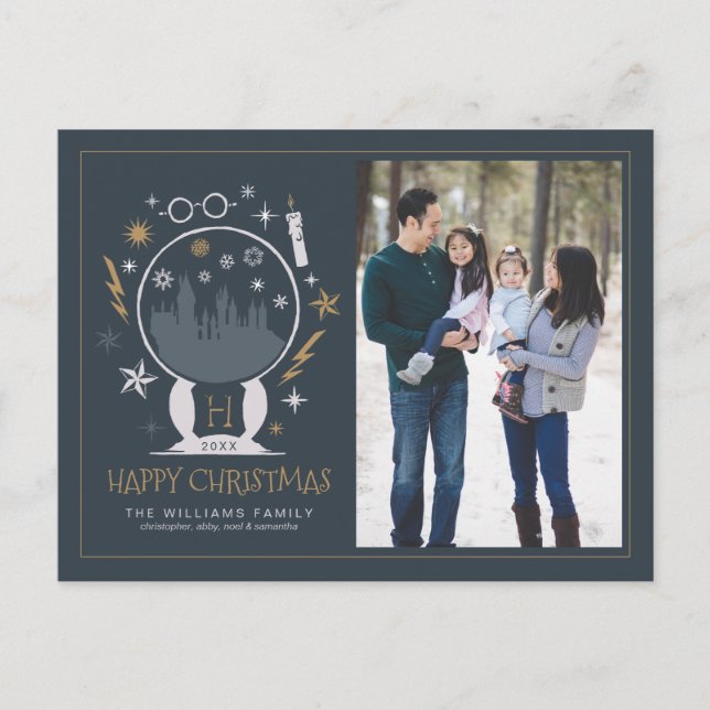 HOGWARTS™ Snow Globe | Frohe Weihnachten (Vorderseite)