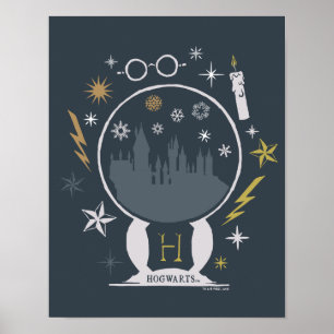 HOGWARTS™ Snow Globe Grafik Poster