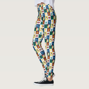 HOGWARTS™ Tierbild-Schachbrett Leggings