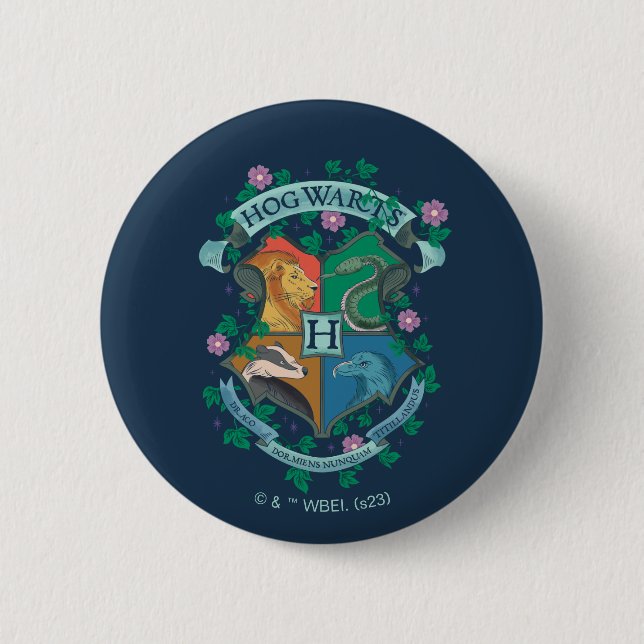HOGWARTS™ Wappen Button (Vorderseite)