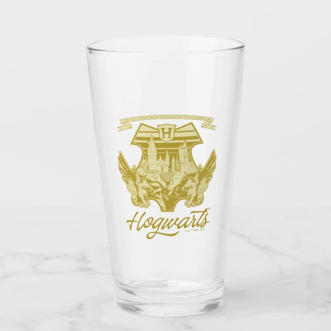 HOGWARTS™ Winged Shield Graphic Glas (Vorderseite)