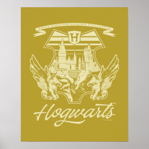 HOGWARTS™ Winged Shield Graphic Poster