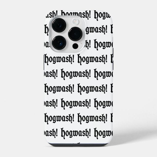 Hogwash! iPhone Hülle (Rückseite)