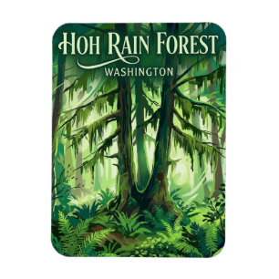 Hoh-Regenwald Washington Magnet