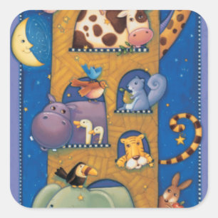 Hohe Arche Quadratischer Aufkleber