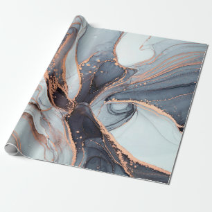 Hohe Auflösung. Luxuriöse abstrakte Flüssigkunstma Geschenkpapier