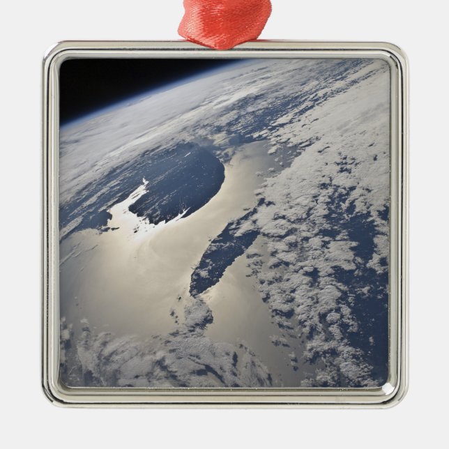 Hohe Aussicht auf die Halbinsel Gaspe Ornament Aus Metall (Vorne)
