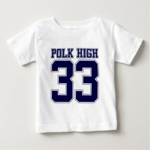 Hohe Bundy Rückseite Polks Baby T-shirt