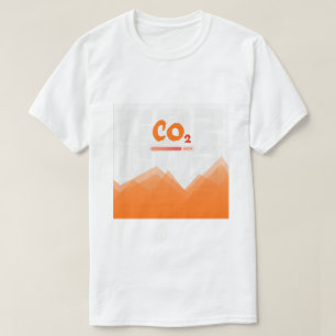 Hohe CO2-Verschmutzung, farbig T-Shirt