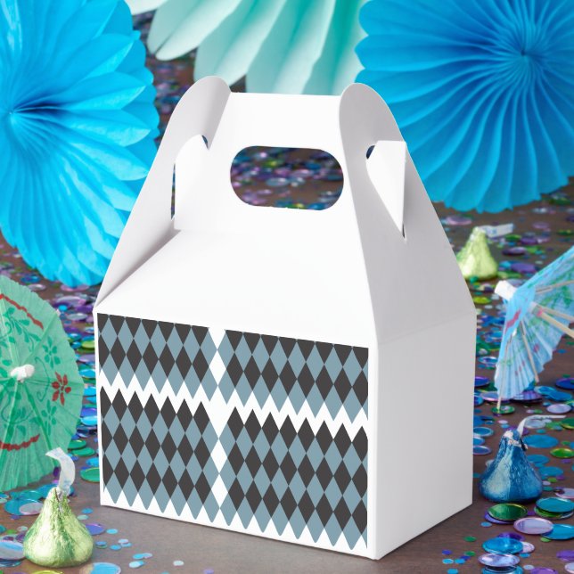 hohe Darstellung von Damast-Grafik-Gras, Geschenkschachtel (Party)