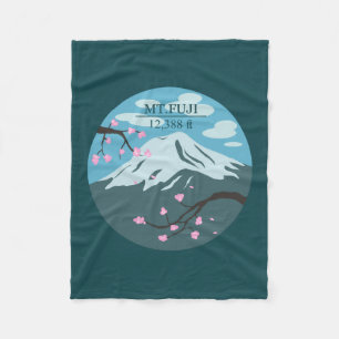 Höhe des Fuji Fleecedecke