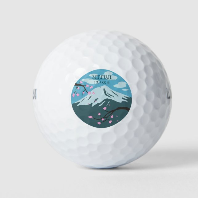 Höhe des Fuji Golfball (Vorderseite)