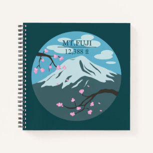 Höhe des Fuji Notizbuch