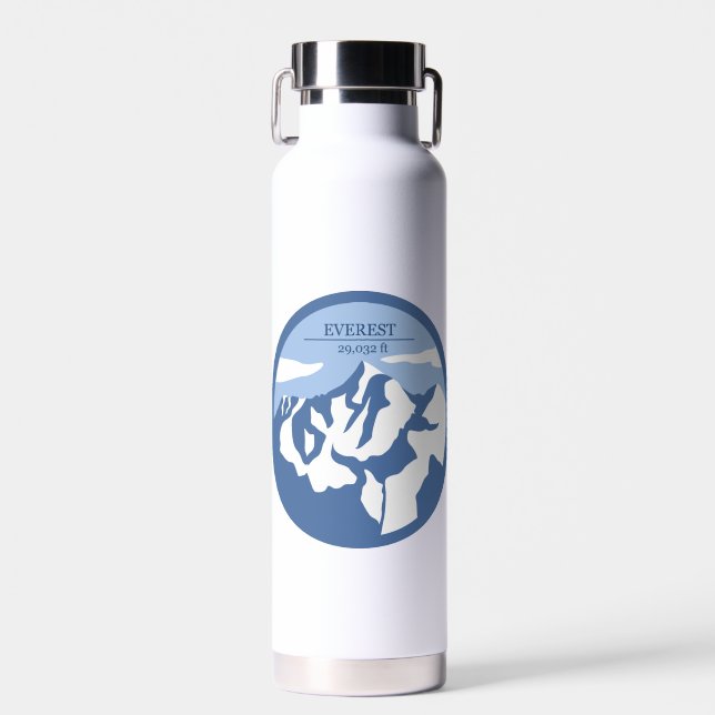 Höhe des Mount Everest Trinkflasche (Vorne)
