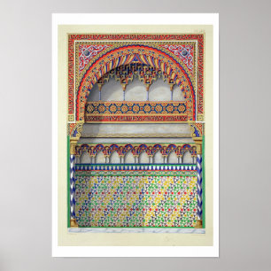 Höhe einer Alkove im Pateo del Agua, Alha Poster