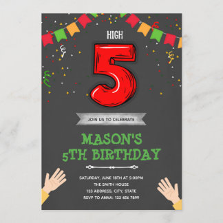 Hohe Einladung zu fünf Jahren