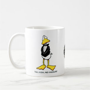 Hohe Ente und hübsch Kaffeetasse