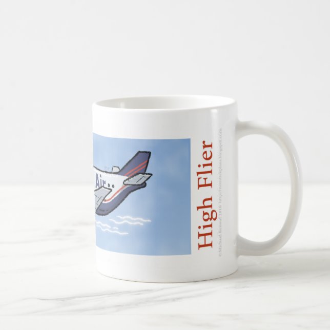 Hohe Flieger-Tasse Tasse (Rechts)