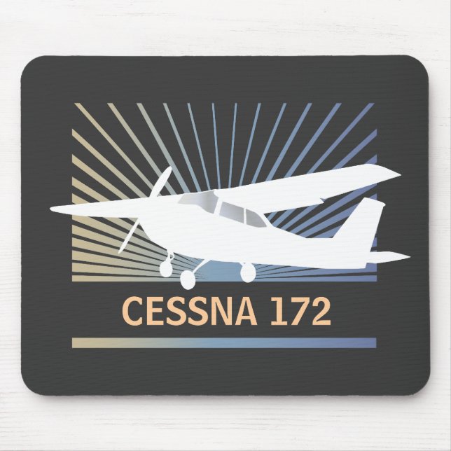 Hohe Flügel-Flugzeuge Mousepad (Vorne)