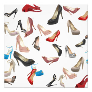 Hohe Heels-Schuhe Fotodruck
