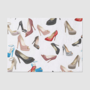 Hohe Heels-Schuhe Seidenpapier