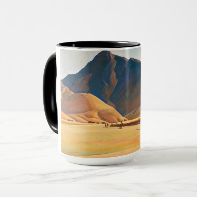 Hohe Hügel von Tehachapi, 1936 von Maynard Dixon Tasse (Vorderseite Links)