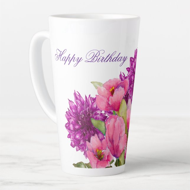 Hohe Latte Tasse (Linke Ecke)