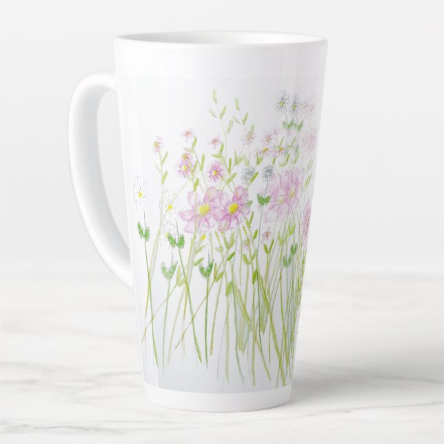 Hohe Latte Tasse (Linke Ecke)