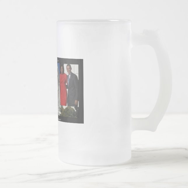 Hohe mattierte Tasse des Weißen Hauses Obama (Rechts)