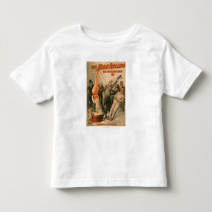 Hohe RollerDunking-Frau in Bierposter Kleinkind T-shirt