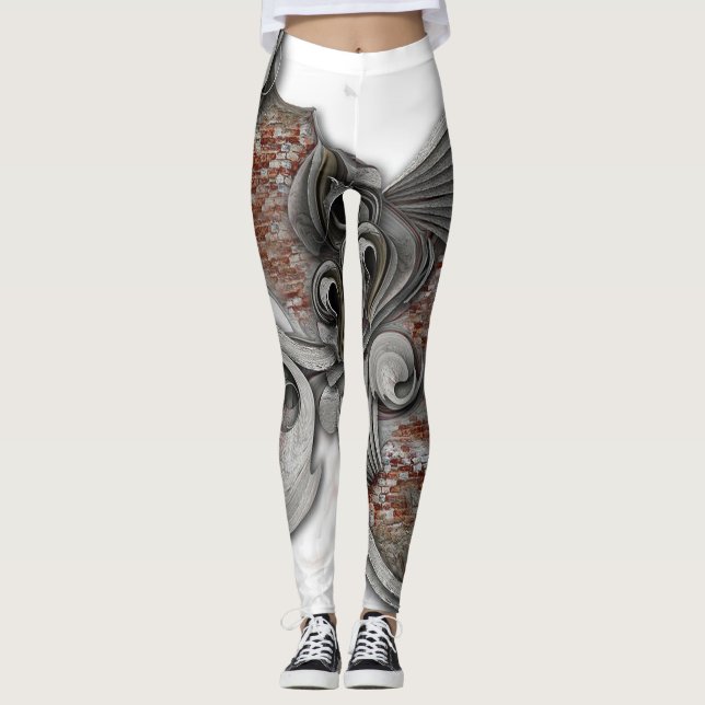 "Hohe Skizze reinen Gefühls", Leggings (Vorderseite)