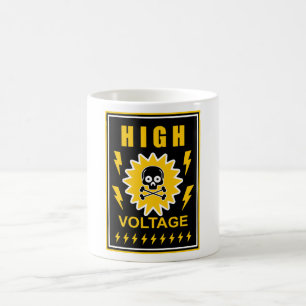 Hohe Spannung Kaffeetasse