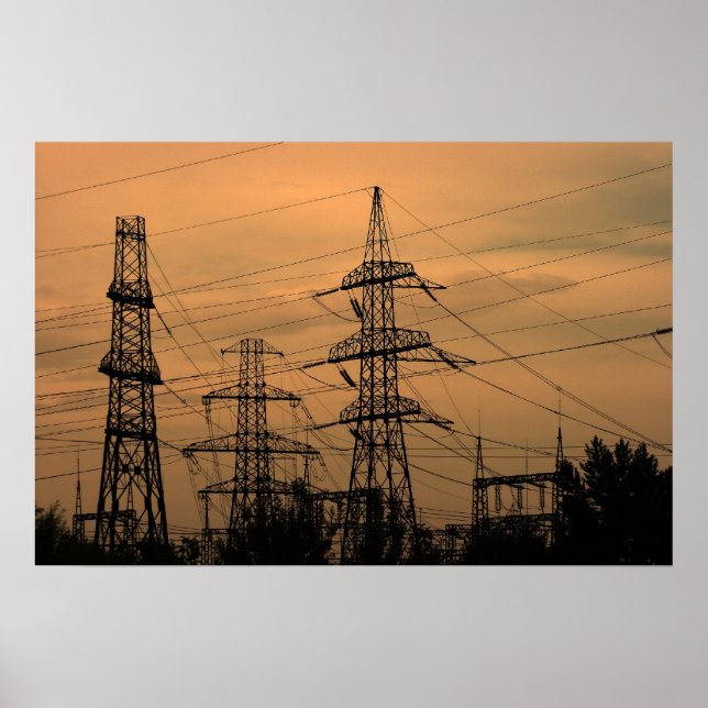 Hohe Spannung Poster (Vorne)
