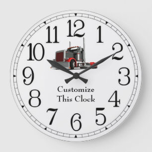 Hohe Stapel Große Wanduhr