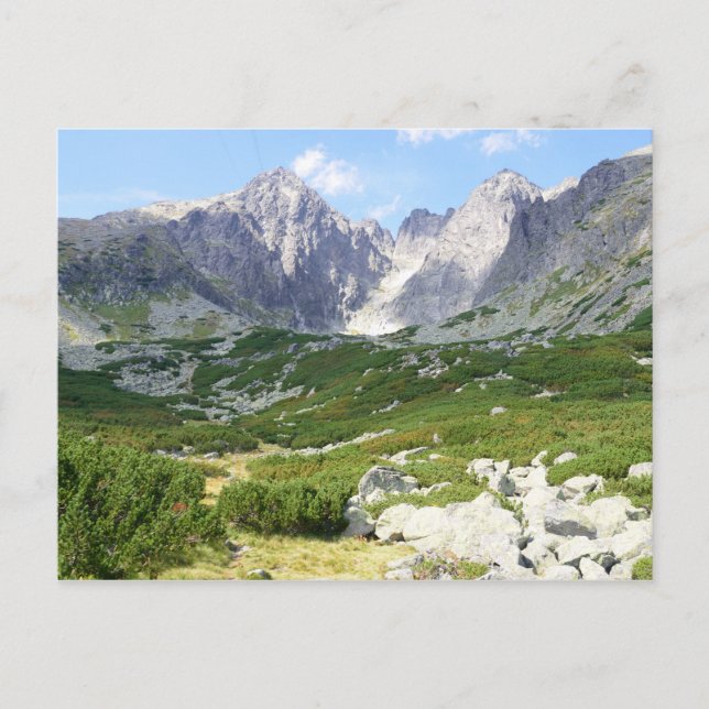 Hohe Tatra Slowakei Postkarte (Vorderseite)